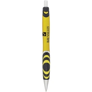Scripto (r) Vantage (tm) - Ballpoint Pen With Metallic Colored Barrel With Color Peek Detailing On Grip