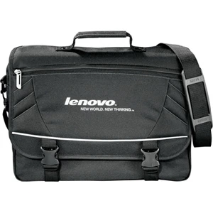 Precision (r) - Black 600d Polycanvas Messenger Bag With Front Pocket And Detachable Shoulder Strap