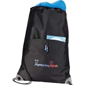 Profiles - 600d Polycanvas Drawstring Cinch Bag, Designed For Shoulder Or Backpack Carry