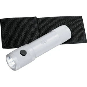 Zippo (r) - Silver Aluminum Mini Auto Safety Flashlight With Seatbelt Cutter