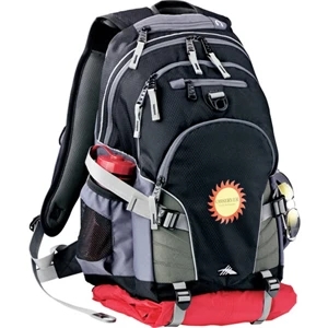 High Sierra (r) Loop - Backpack Made Of Mini-hexagon Ripstop Nylon, Waffle Weave, And 600d Polycanvas