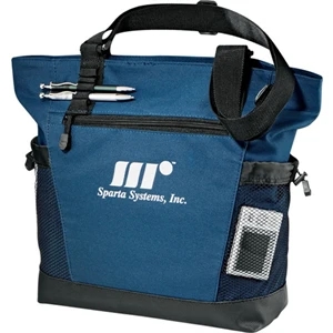 Urban Passage - Zippered Travel Business Tote Made Of 600 Denier Polycanvas
