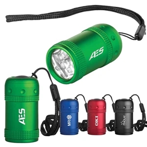 Chubby Mini Might - Mini Flashlight Has Chubby Aluminum Case And 6 White Led Light Bulbs