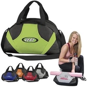Carry-me Everywhere - Heavy Polypropylene Black Material Duffel Bag With Adjustable Web Strap