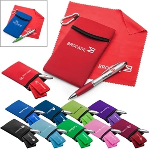 Hart - Kit With Phone Case With Carabiner, Stylus Ballpoint Pen, And Screen Cleaning Cloth