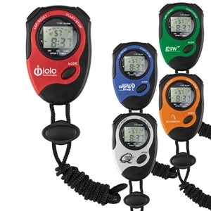 Get-in-step - Stopwatch With Clock, Alarm, Time, Neck Rope And Large Digital Display