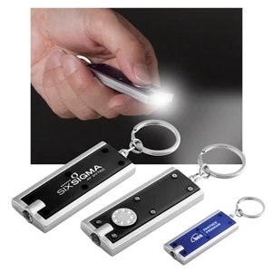 Executive - Squeeze Led Light With Large Split Ring And Slim Rectangular Design