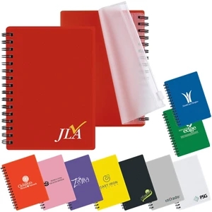 Buddy - Spiral Bound Mini Pocket Sized Notebook With Translucent Color Cover