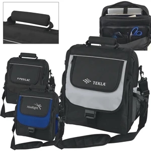 Computer Bag With Vertical Design With Removable Computer Sleeve Inside