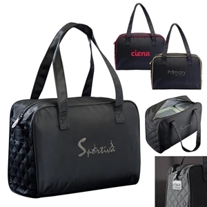 Mia Collection Companion (r) - Black Microfiber Lunch Bag With Top Zipper Closure And Inner Peva Lining
