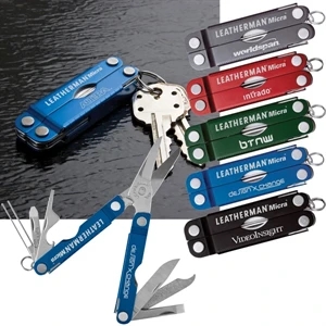 Micro (r) Leatherman (r) - Combination Knife Set With Various Miniature Tools. 10 Tools In One. 2 1/2" Closed