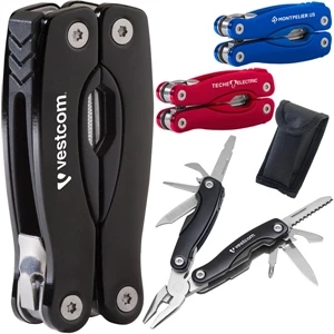Gripper - Multi-tool With Stainless Steel Body And Rugged Aluminum Case With Anodized Finish