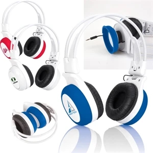 Silly Ears - Full Size Adjustable Silicone Stereo Headphones With Plush Cushioning