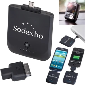 Rely - Solar Charger Has Usb Port, Micro Usb And 10000 Mah And Maximum Talk Time Of 8 Hours