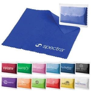 Galaxy (r) - Screen Cleaning Cloth With Antimicrobial Coating On Cloth, Pouch Included