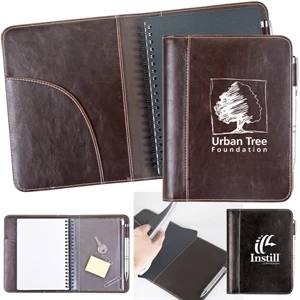 Viceroy Jr. - Portfolio Has Leatherette Notebook Cover With A Large Pocket On The Inside