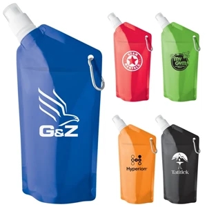 Sip-n-store - 20 Oz. Water Bag Is Lightweight, Reusable, Folds Up And Bpa Free