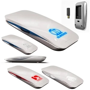 X Oopar (r) Pokket - Wireless Optical Mouse With Bright Led Lighted Logo When Plugged In