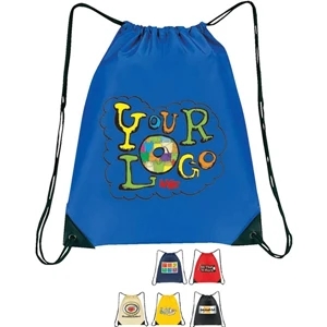 All-purpose Drawstring Tote Iii. Nylon 210d. Approximate Size: 15" X 18"