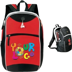 Elite (r) - Laptop Backpack. Poly 600d. Approximate Size: 13" X 18" X 8.5" (fits 17" Laptop)