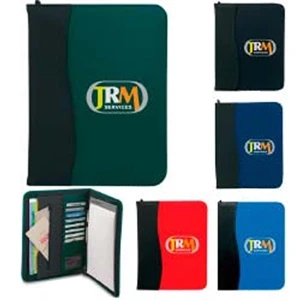 Sign Wave (r) - Zippered Pad Holder Made Of 70 Denier Nylon With 8 Card Holders