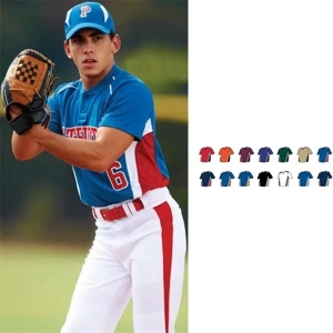 Rbi - 100% Polyester And Mesh Performance Youth Baseball Jersey. Sold Blank