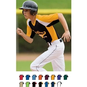 Nitro - Youth Pinhole Mesh Performance Fabric Baseball/softball Jersey. Sold Blank