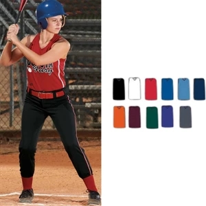 2 X L - Ladies Winning Streak Racerback Jersey; 100% Polyester Wicking Knit. Sold Blank