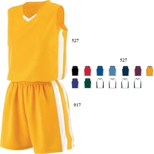 Powerhouse - S- X L - Ladies Performance Mesh Jersey With V-neck Collar. Sold Blank