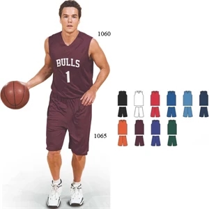 Baseline - S- X L - Adult Polyester Performance Basketball Jersey. Sold Blank
