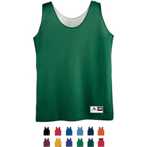 2 X L - Ladies' Reversible Polyester Mini Mesh League Tank Top. Sold Blank