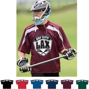 Crease - Youth Fully Reversible Two Layer Polyester Tricot Mesh Lacrosse Jersey. Sold Blank