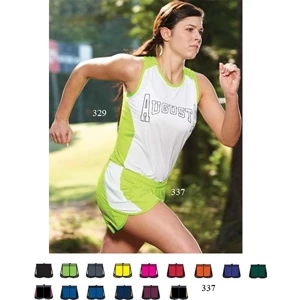 Sprint - X S- X L - Ladies Poly/spandex Pinhole Mesh Short. Sold Blank