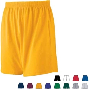 Colors S- X L - Adult Jersey Knit Short Made Of Heavyweight Poly/cotton Blend. Sold Blank