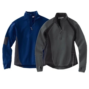 Bodyfit - 2 X L - Men's Quarter-zip Fleece Base Layer With 4-way Stretch Comfort