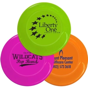 Neon Colors - Plastic 9.25" Flyers Can Also Double As A Paper Plate Holder