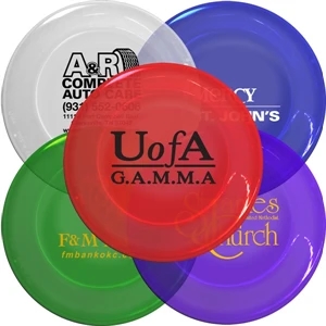 Translucent Colors - Plastic 9.25" Flyers Can Also Double As A Paper Plate Holder