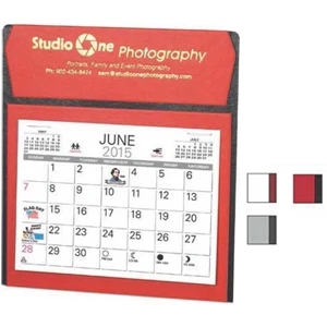 Ambassador - Vertical Easel Design Desk Calendar With Choice Of Memo Style Pad And Envelope