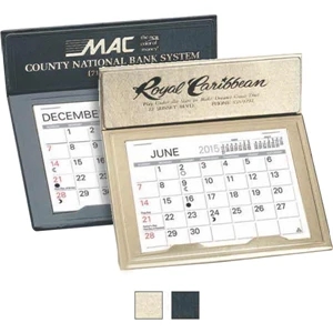 The Madison - Monthly Desk Calendar With Memo Style Pad And Index Under Calendar Pad