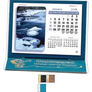 The Mantique - Monthly Desk Calendar With 4 3/8" X 3 1/4" Monthly Date Pad