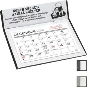 The Natural - Monthly Desk Calendar Made From Recycled Paper Memo Style Pad