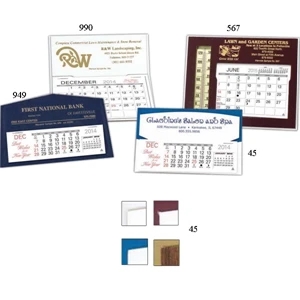 The Emissary - Desk Calendar With Thermometer Next To Monthly Memo Date Pad, 6 3/4" X 5 1/2"