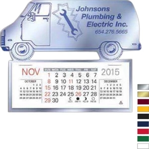 Easy Stick (tm) - Truck - Self Adhering Vinyl Calendar With 13 Month Pad