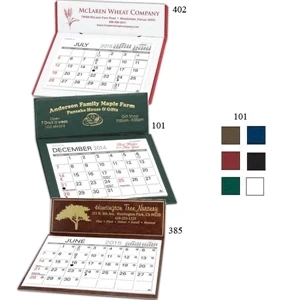 Citation Ii - Popular Desk Calendar With Rich Book Bound Edges And Flip Out Phone Index