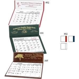 Prudent - Desk Calendar With 4 3/8" X 3 1/4" Memo Style Pad And Phone Index
