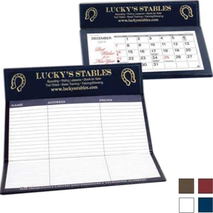 Medalist - Desk Calendar With Extended Ad Copy Area And Flip Out Phone Index