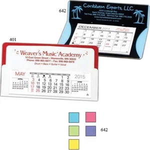 Crescent - Desk Calendar With Function And Style, Includes 4 3/8" X 3 1/4" Memo Style Pad