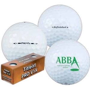 Titleist Pro V1x - Refinished Golf Ball. 1 17/25" Diameter. Made In The Usa