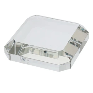 Taranto Square Crystal Paperweight