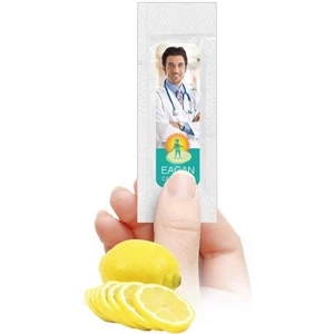 Citrus Scented Single Use Hand Sanitizer In A White Travel Size Packet, 0.3 Oz